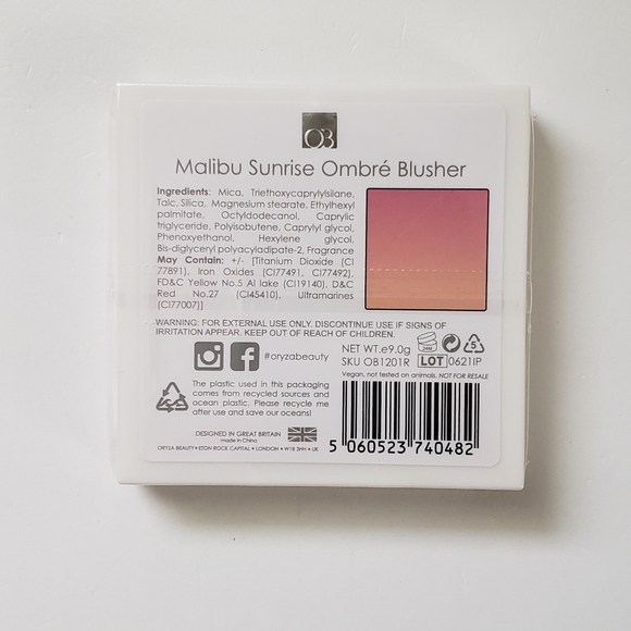 💚2/$20 Oryza Beauty Ombre Blusher Malibu Sunrise - Picture 3 of 7